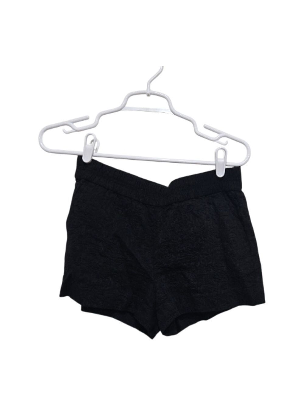 J.Crew Black Textured Jacquard Pull On Shorts Size 0